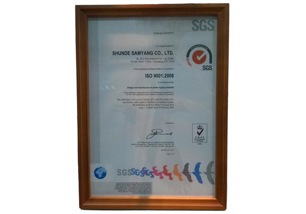 ISO9001：2008-SGS